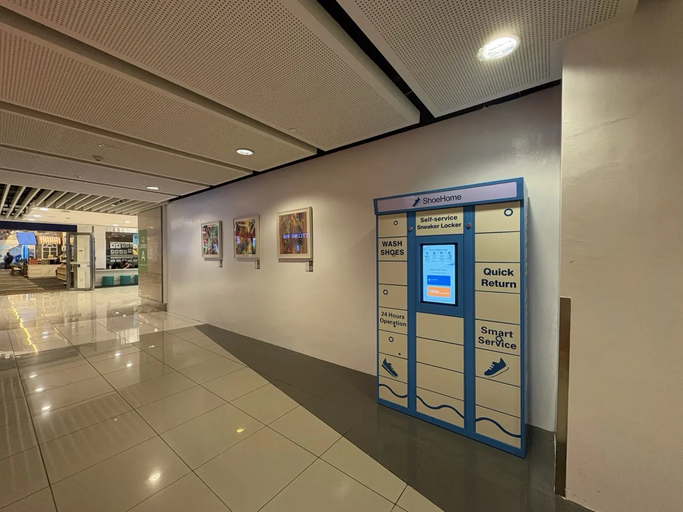 Singapore · Shoe-care lockers